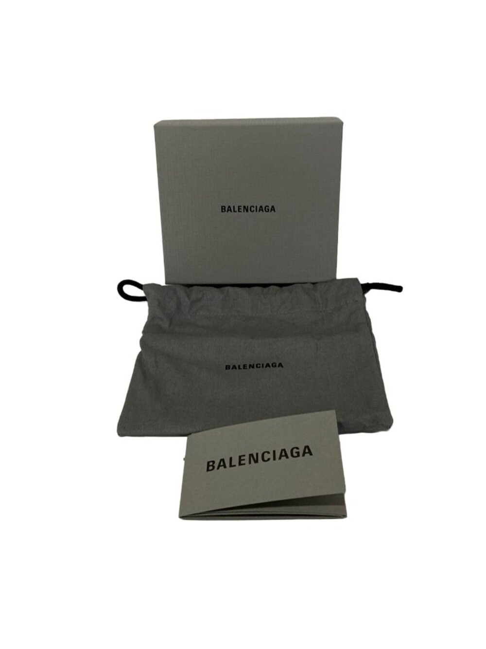 Balenciaga Coin Case Everyday Zip Continental Card Black White Zip Around - Picture 5 of 6